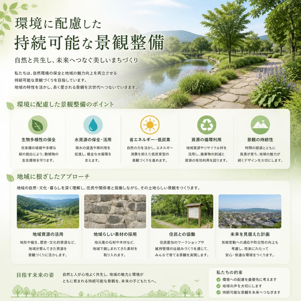 持続可能な景観整備